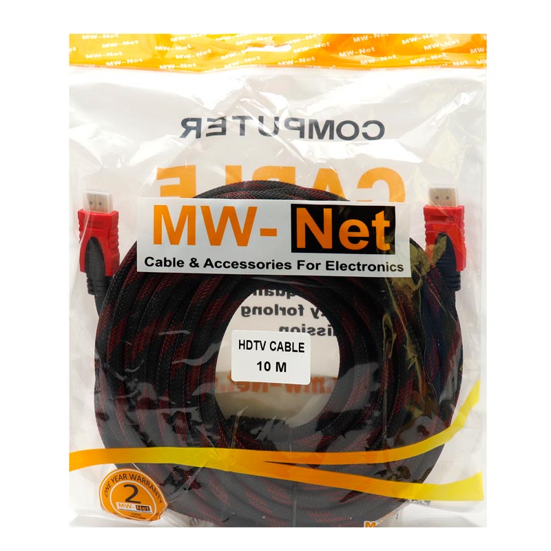 کابل MW-NET HDMI 10m پوست ماری