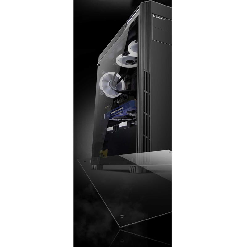 کیس کامپیوتر مسترتک Master Tech Arka Glass