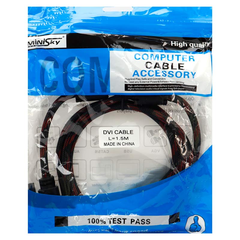 کابل Minisky DVI-D (Dual Link) 1.5m