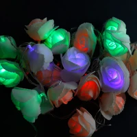 ریسه طرح گل فومی اکلیل دار رنگی 3٫5 متری