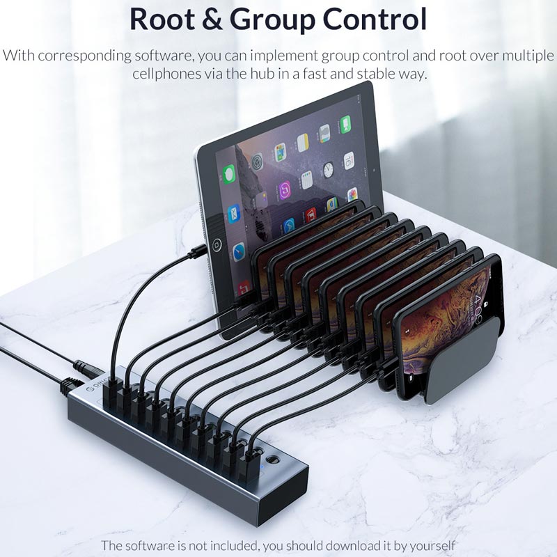هاب 16 پورت USB3.0 اوریکو BT2U3-16AB