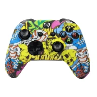روکش دسته بازی Xbox طرح دلقک و کله اسکلت + روکش آنالوگ هدیه