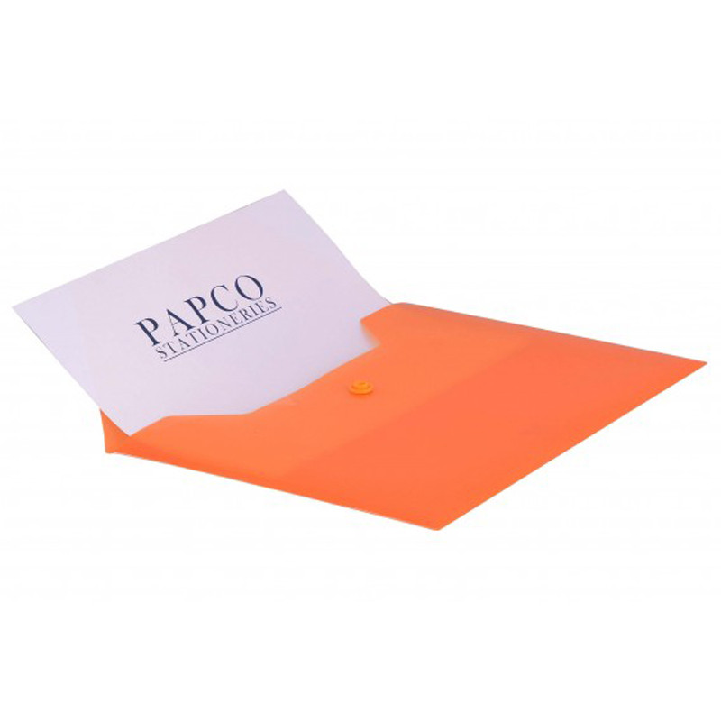 پوشه دکمه دار پاپکو Papco B5-ClearM