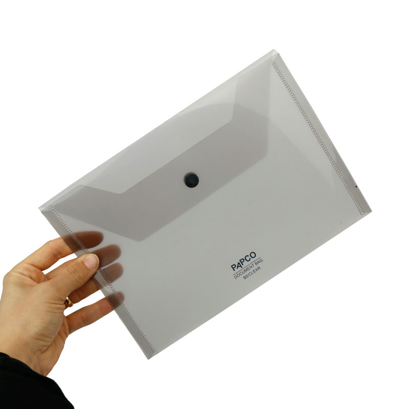 پوشه دکمه دار پاپکو Papco B5-ClearM