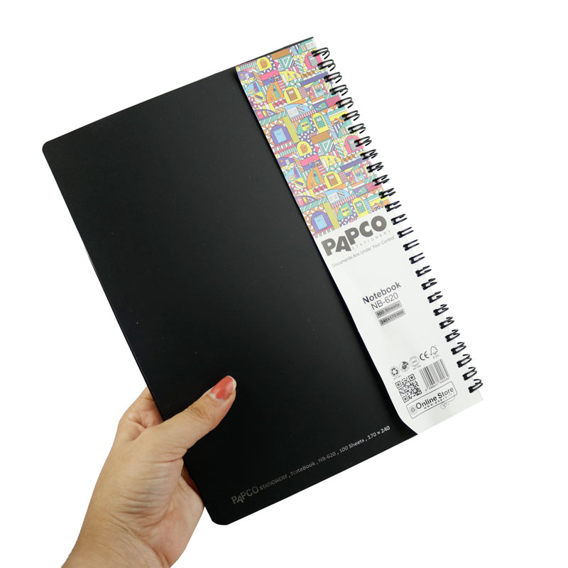 دفتر سیمی 100 برگ پاپکو Papco NB-620