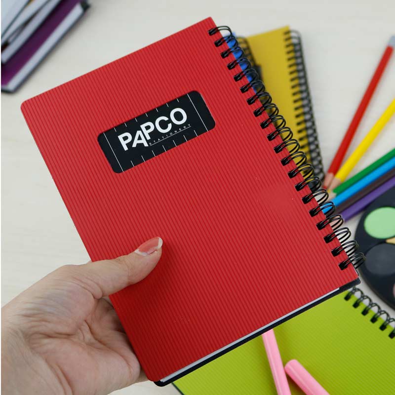 دفترچه یادداشت متالیک 100 برگ پاپکو Papco NB-647BC بغل بازشو