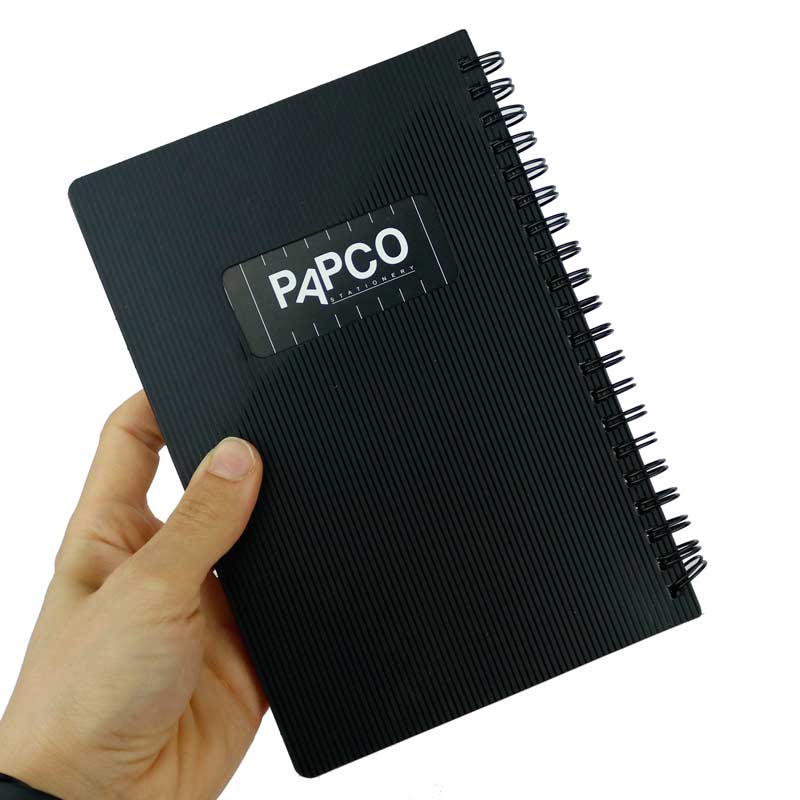 دفترچه یادداشت متالیک 100 برگ پاپکو Papco NB-647BC بغل بازشو