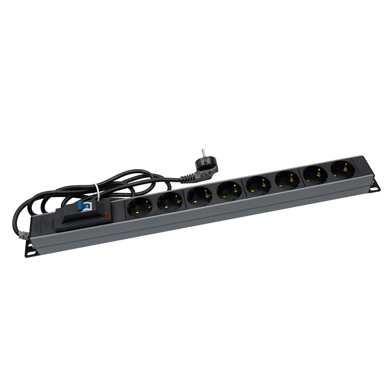 چندراهی ۸ خانه برق ارت دار پارت الکتریک PE2266 Rack Mount