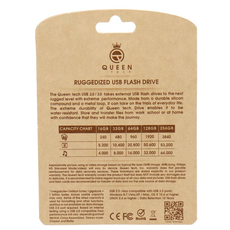 فلش 32 گیگ کوئین تک QUEEN TECH CLIP