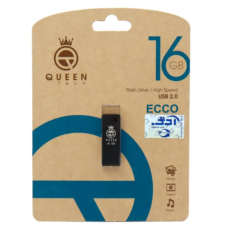 فلش 16 گیگ کوئین تک QUEEN TECH ECCO
