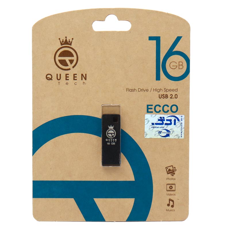 فلش 16 گیگ کوئین تک QUEEN TECH ECCO