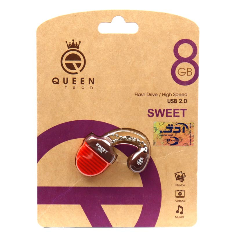 فلش 8 گیگ کوئین تک QUEEN TECH SWEET