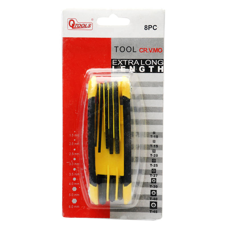 آچار آلن 8 عددی Qtools