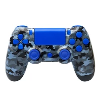 دسته بازی بی سیم SONY PlayStation 4 DualShock 4 High Copy طرح ارتشی طوسی کد 1