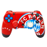 دسته بازی بی سیم SONY PlayStation 4 DualShock 4 High Copy طرح FC Bayern قرمز کد 1