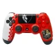 دسته بازی بی سیم SONY PlayStation 4 DualShock 4 High Copy طرح علی کریمی قرمز کد 1 پکدار