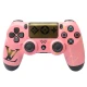 دسته بازی بی سیم SONY PlayStation 4 DualShock 4 High Copy طرح LV صورتی کد 2