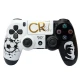 دسته بازی بی سیم SONY PlayStation 4 DualShock 4 High Copy طرح CR7 سفید