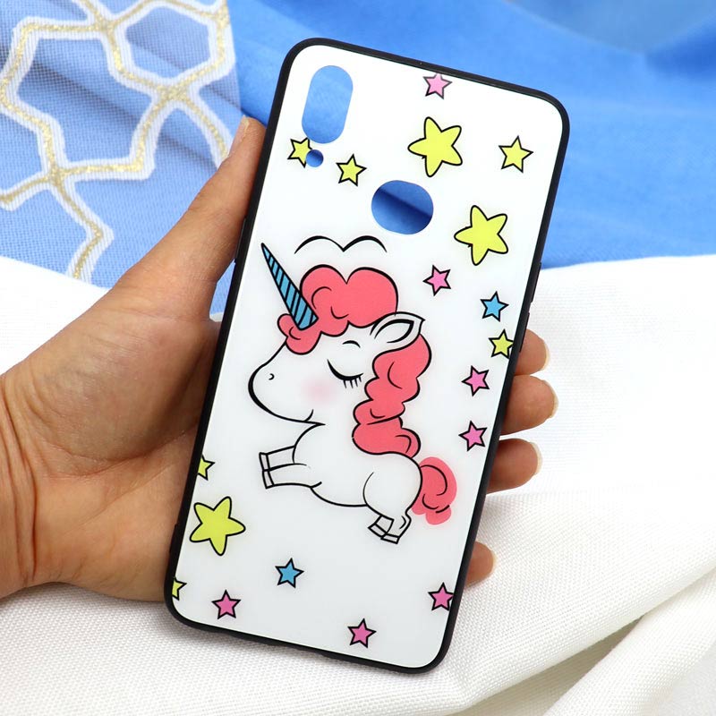 قاب پشت گلسی طرح یونیکورن Samsung A10s