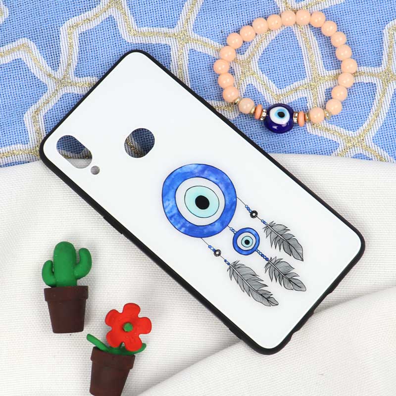 قاب پشت گلسی طرح چشم و نظر Samsung A10s
