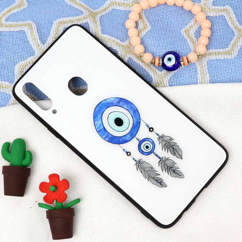 قاب پشت گلس سامسونگ Galaxy A20s طرح چشم و نظر
