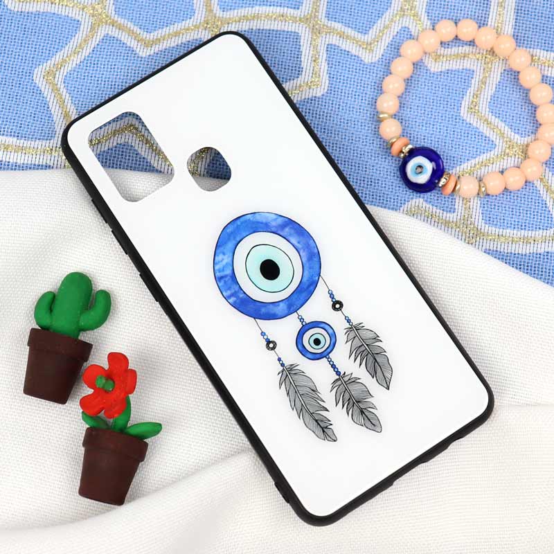 قاب پشت گلس سامسونگ Galaxy A21s طرح چشم و نظر