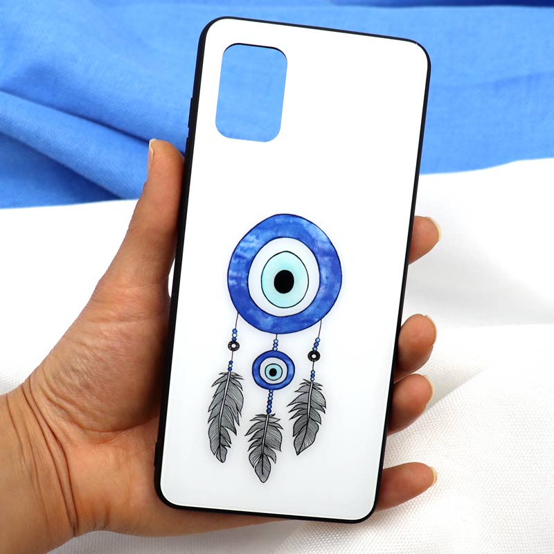 قاب پشت گلس سامسونگ Galaxy A31 طرح چشم و نظر