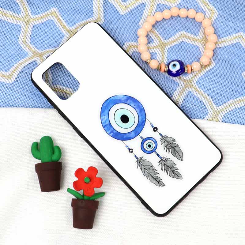 قاب پشت گلس سامسونگ Galaxy A51 طرح چشم و نظر