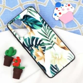 قاب پشت گلسی طرح برگ Samsung A52