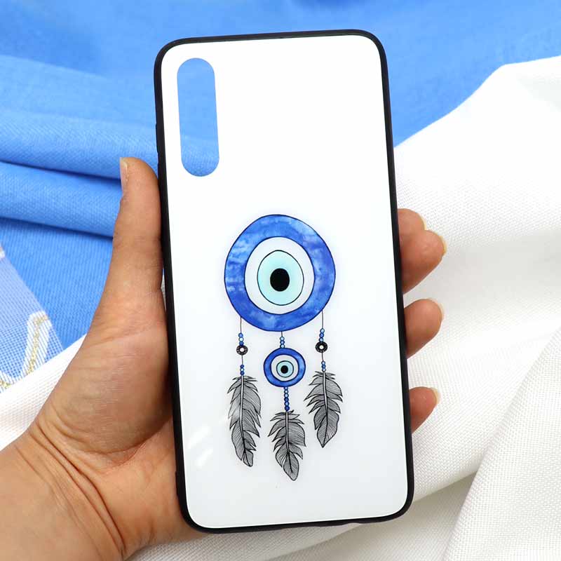 قاب پشت گلس سامسونگ Galaxy A70 طرح چشم و نظر