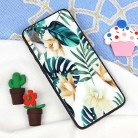 قاب پشت گلسی طرح برگ Samsung A70