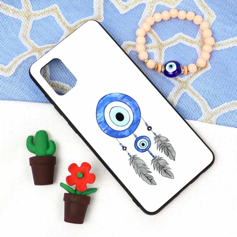 قاب پشت گلس سامسونگ Galaxy A71 طرح چشم و نظر