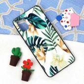 قاب پشت گلسی طرح برگ Samsung A71