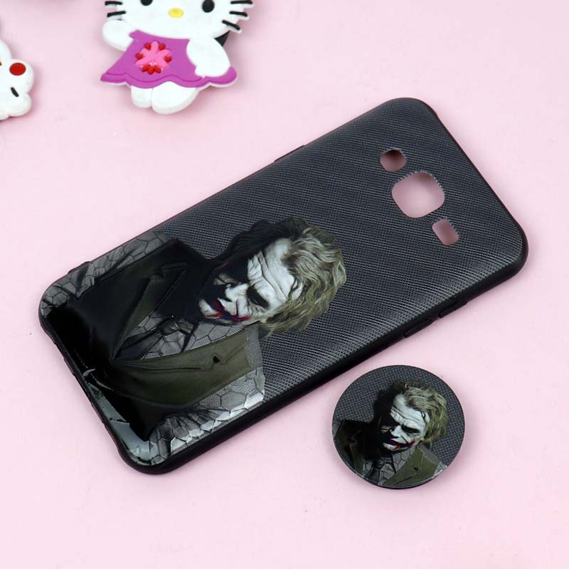 قاب فانتزی برجسته + پاپ سوکت طرح Joker سامسونگ J5 سری D