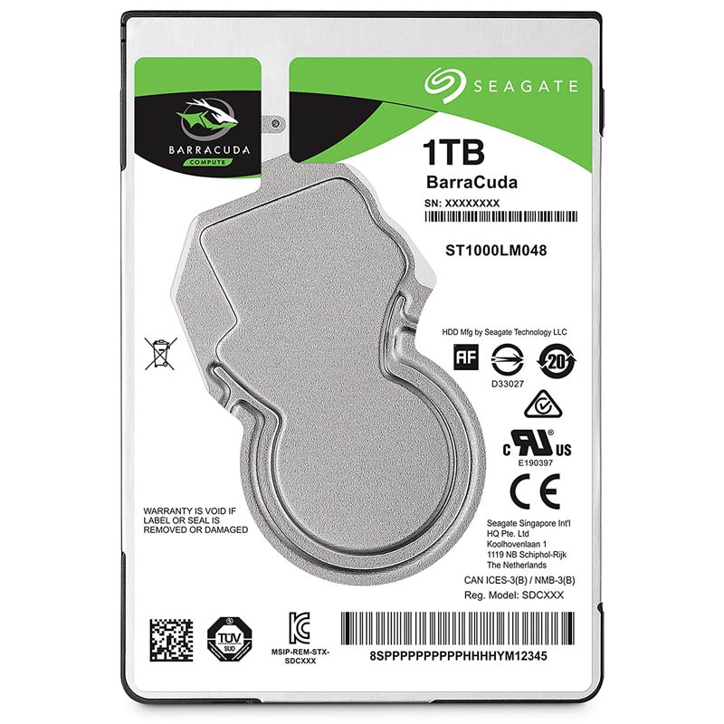 هارد لپ تاپ سیگیت Seagate BarraCuda ST1000LM048 1TB SATA