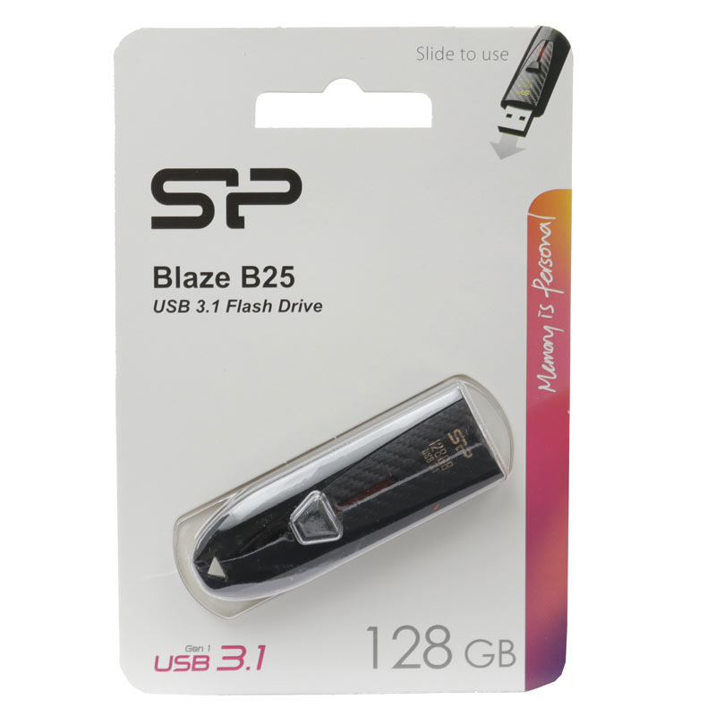 فلش 128 گیگ سیلیکون پاور Silicon Power Blaze B25 USB3.1