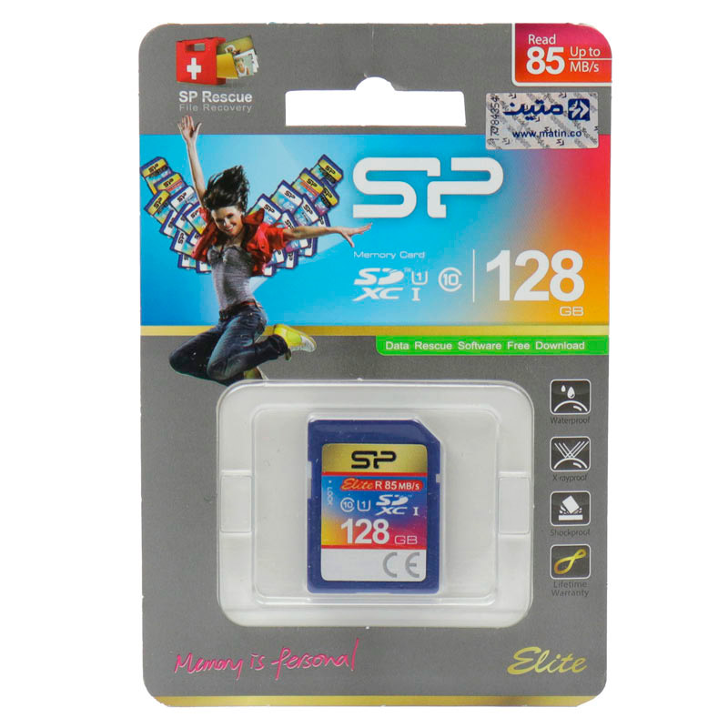 رم اس دی 128 گیگ سیلیکون پاور Silicon Power Elite U1 C10 85MB/s