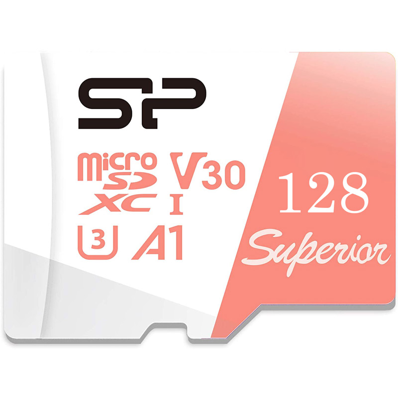 رم میکرو 128 گیگ سیلیکون پاور Silicon Power Superior A1 V30 U3 100MB/s + خشاب