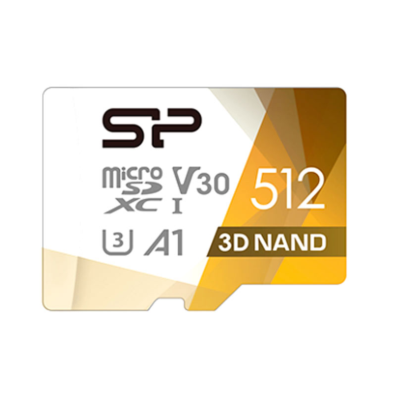 رم میکرو 512 گیگ سیلیکون پاور Silicon Power Superior Pro A1 V30 U3 100MB/s + خشاب