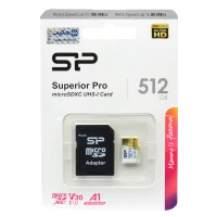 رم میکرو 512 گیگ سیلیکون پاور Silicon Power Superior Pro A1 V30 U3 100MB/s + خشاب