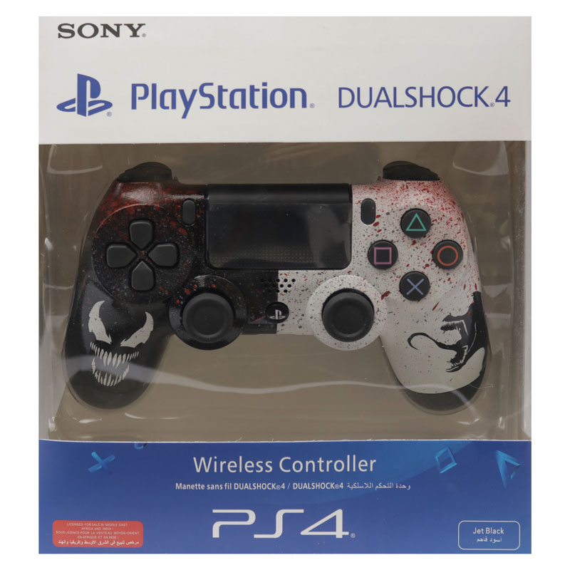 دسته بازی بی سیم SONY PlayStation 4 DualShock4 طرح Venom