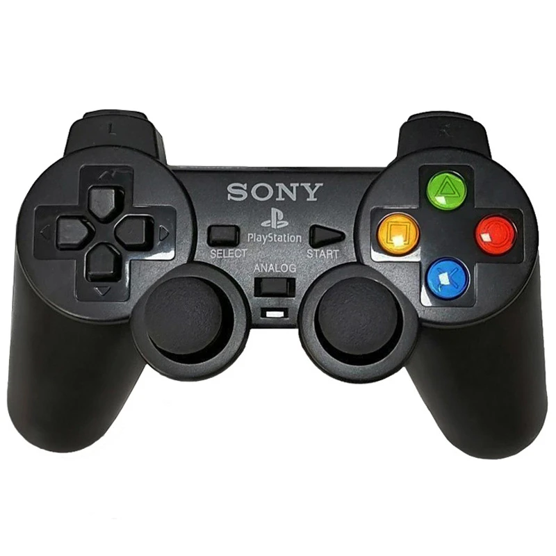 دسته بازی تک شوکدار Sony PS2 دکمه رنگی