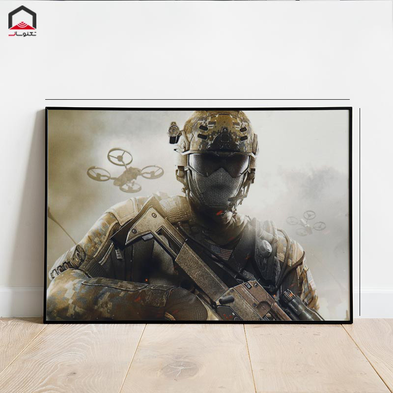 تابلو شاسی 20*15 Call Of Duty