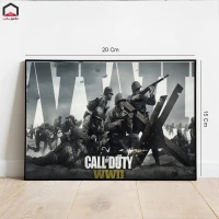تابلو شاسی 20*15 Call Of Duty World War 2