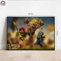 تابلو شاسی 20*15 Clash Of Clans