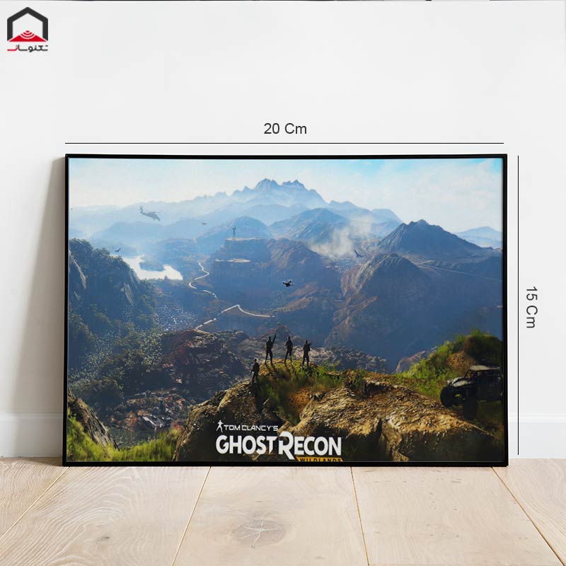 تابلو شاسی 20*15 Ghost Recon کد 4