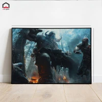 تابلو شاسی 20*15 God Of War 4 کد 4
