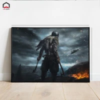 تابلو شاسی 20*15 Assassins Creed VALHALLA کد 2