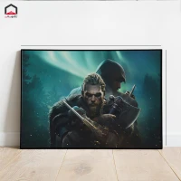 تابلو شاسی 20*15 Assassins Creed Valhalla کد 4