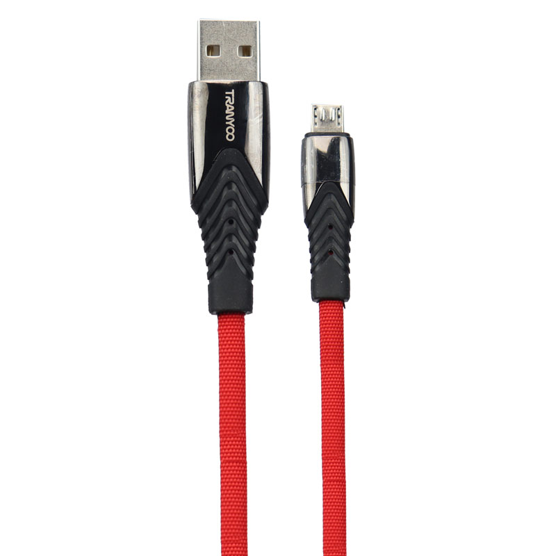 کابل میکرو یو اس بی فست شارژ Tranyoo X5-V 5A 1m